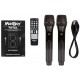 MadBoy TOTAL Battery-powered karaoke system with two wireless microphones