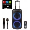 MadBoy TOTAL Battery-powered karaoke system with two wireless microphones